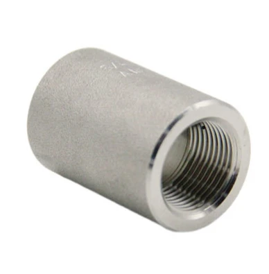 High Pressure Stainless Steel Internal Thread Pipe Coupling Fitting Female Threaded Nipple International Standard suppliers